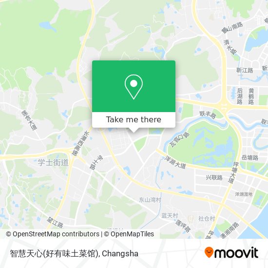 智慧天心(好有味土菜馆) map