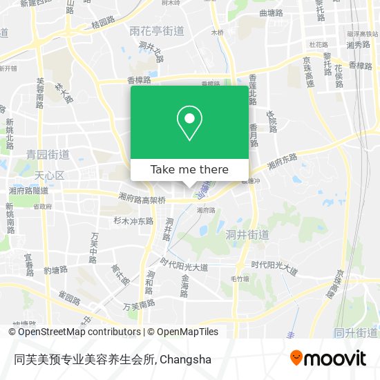 同芙美预专业美容养生会所 map