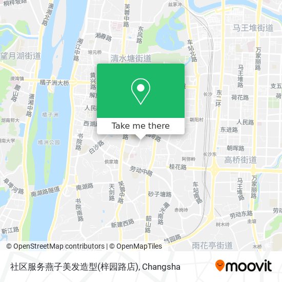 社区服务燕子美发造型(梓园路店) map