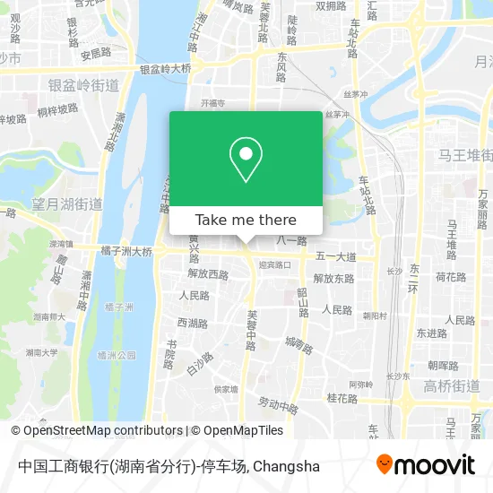 中国工商银行(湖南省分行)-停车场 map