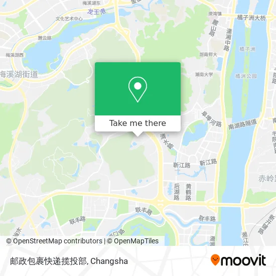 邮政包裹快递揽投部 map