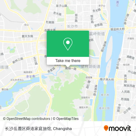 长沙岳麓区舜港家庭旅馆 map