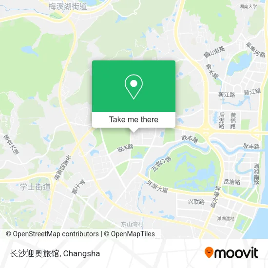 长沙迎奥旅馆 map