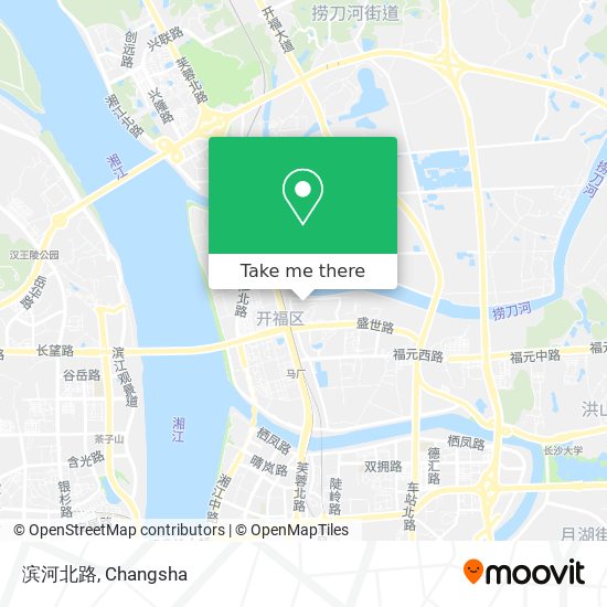 滨河北路 map