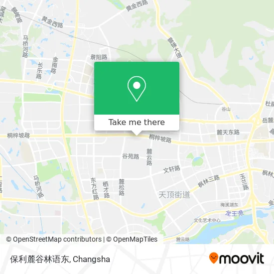 保利麓谷林语东 map