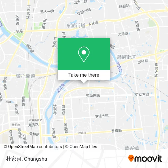 杜家河 map