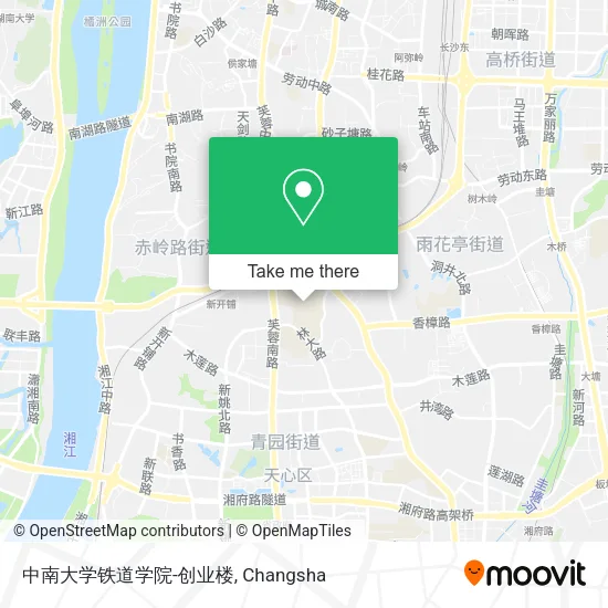 中南大学铁道学院-创业楼 map