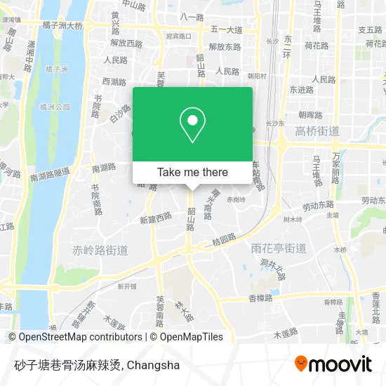 砂子塘巷骨汤麻辣烫 map