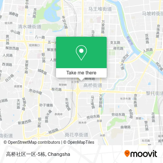 高桥社区一区-5栋 map