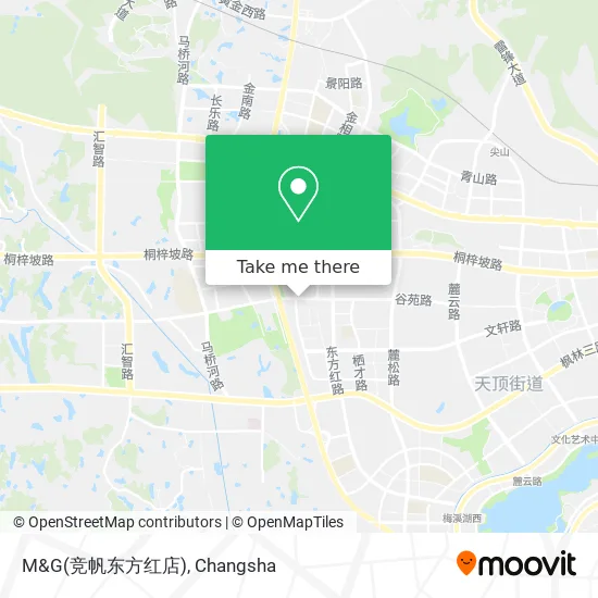 M&G(竞帆东方红店) map