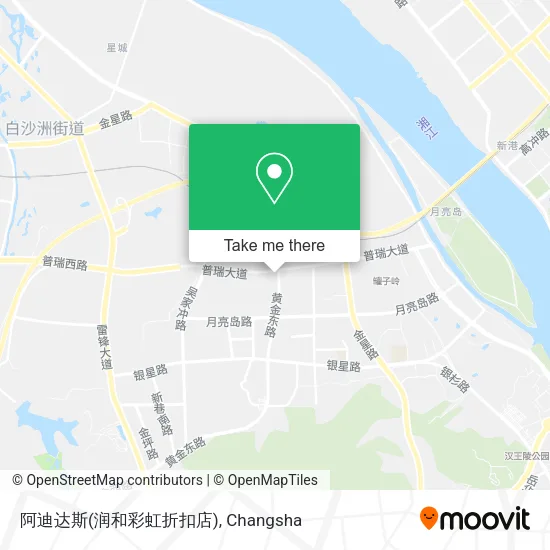 阿迪达斯(润和彩虹折扣店) map