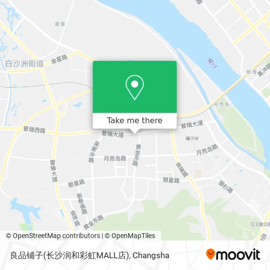 良品铺子(长沙润和彩虹MALL店) map