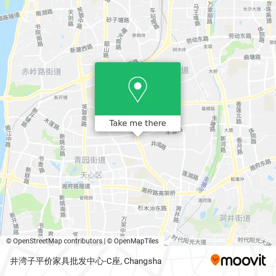 井湾子平价家具批发中心-C座 map