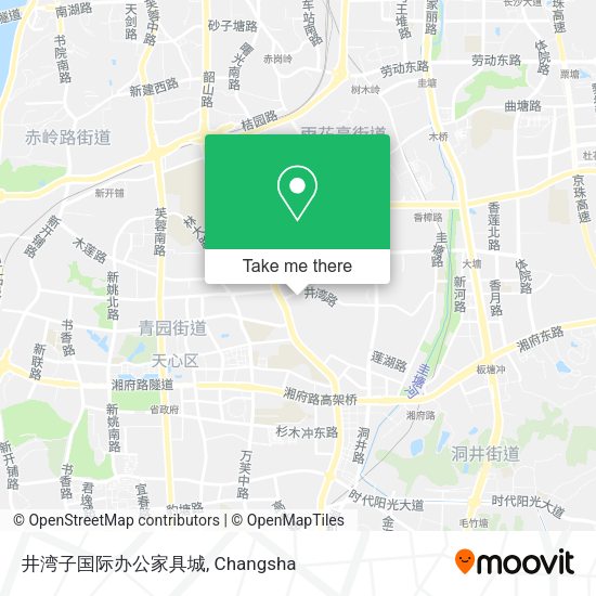 井湾子国际办公家具城 map