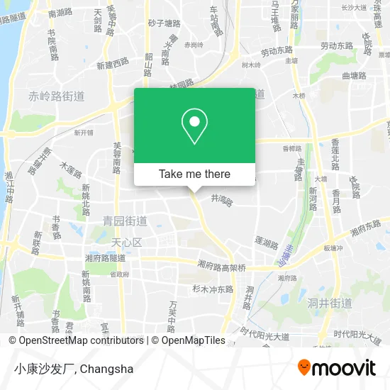 小康沙发厂 map