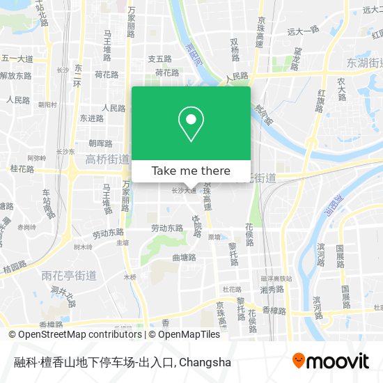 融科·檀香山地下停车场-出入口 map