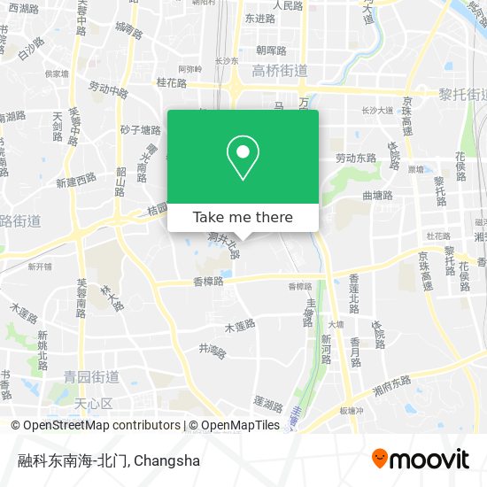 融科东南海-北门 map