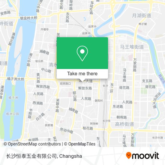 长沙恒泰五金有限公司 map