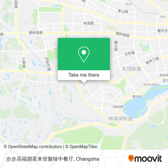 步步高福朋喜来登聚味中餐厅 map