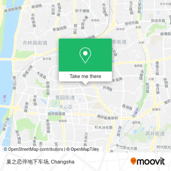 巢之恋停地下车场 map