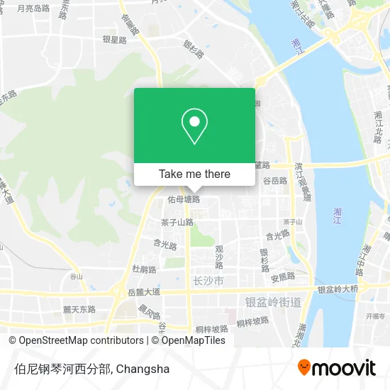 伯尼钢琴河西分部 map