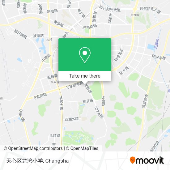 天心区龙湾小学 map