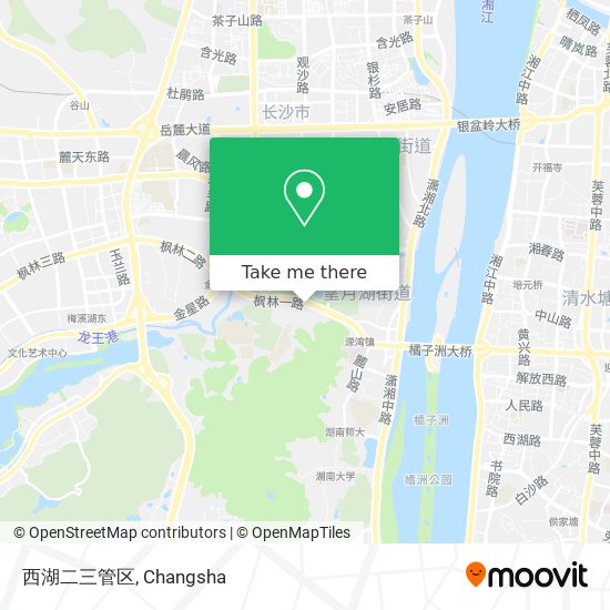 西湖二三管区 map