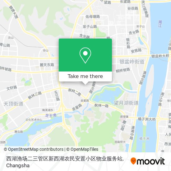 西湖渔场二三管区新西湖农民安置小区物业服务站 map