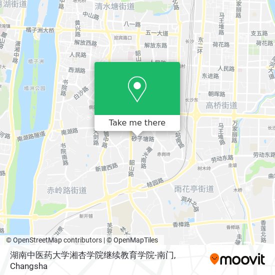 湖南中医药大学湘杏学院继续教育学院-南门 map