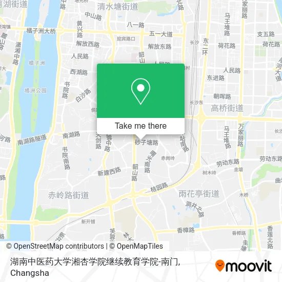 湖南中医药大学湘杏学院继续教育学院-南门 map
