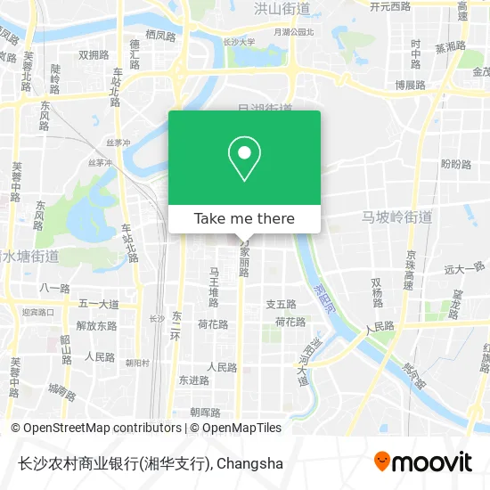 长沙农村商业银行(湘华支行) map