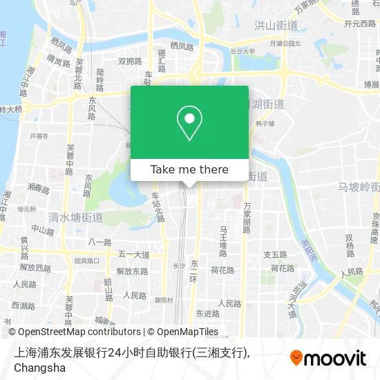 上海浦东发展银行24小时自助银行(三湘支行) map