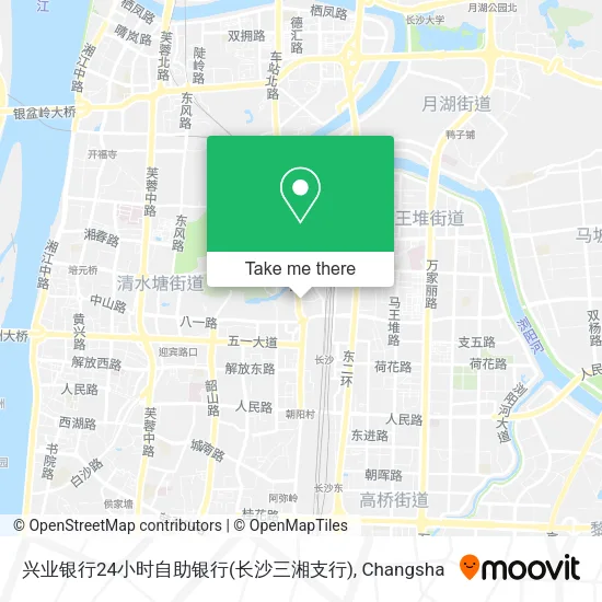 兴业银行24小时自助银行(长沙三湘支行) map