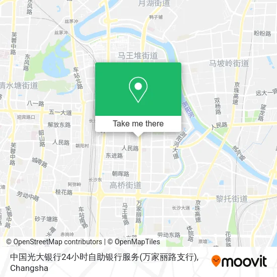 中国光大银行24小时自助银行服务(万家丽路支行) map