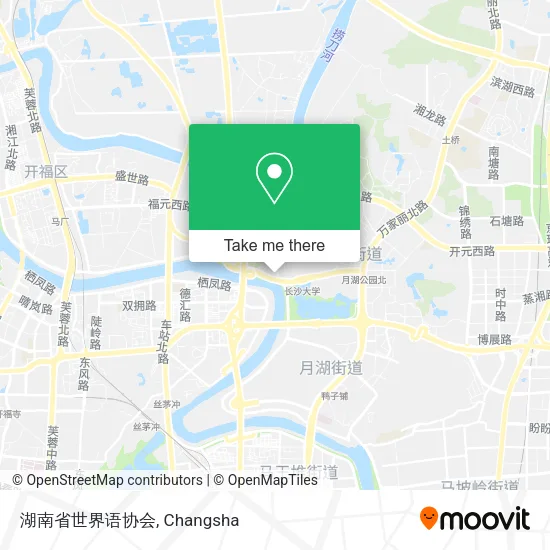 湖南省世界语协会 map