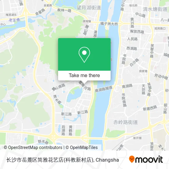 长沙市岳麓区简雅花艺店(科教新村店) map