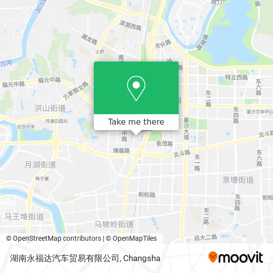 湖南永福达汽车贸易有限公司 map