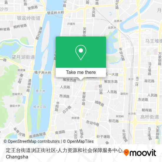 定王台街道浏正街社区-人力资源和社会保障服务中心 map