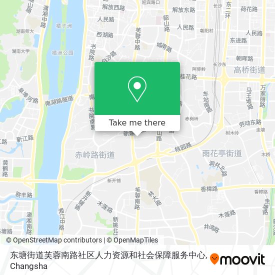 东塘街道芙蓉南路社区人力资源和社会保障服务中心 map