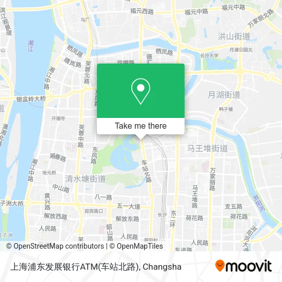 上海浦东发展银行ATM(车站北路) map