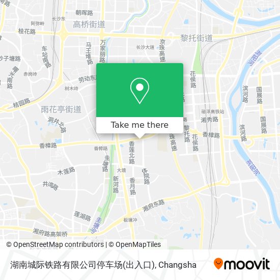 湖南城际铁路有限公司停车场(出入口) map