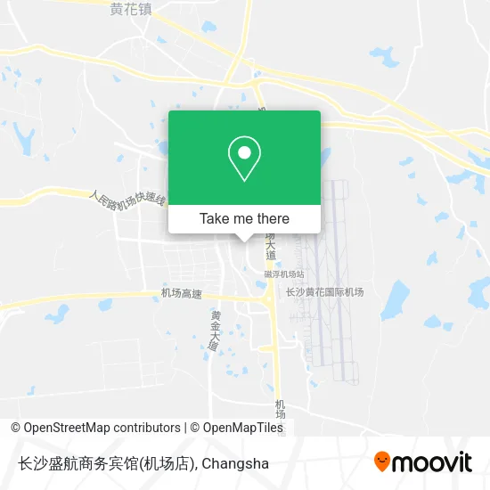 长沙盛航商务宾馆(机场店) map