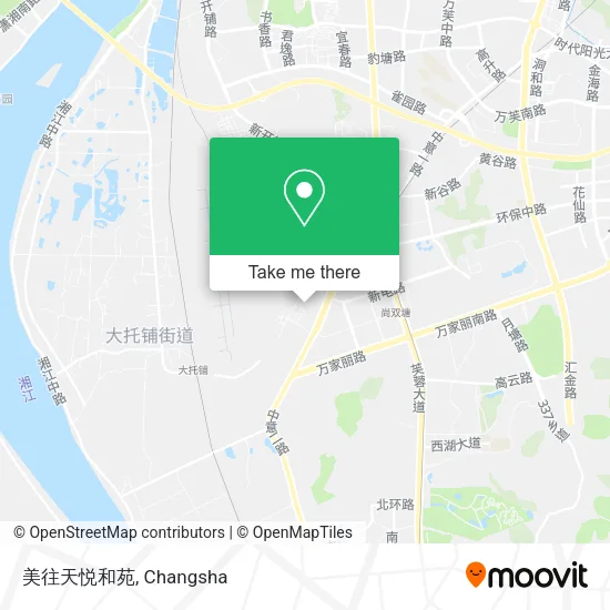 美往天悦和苑 map