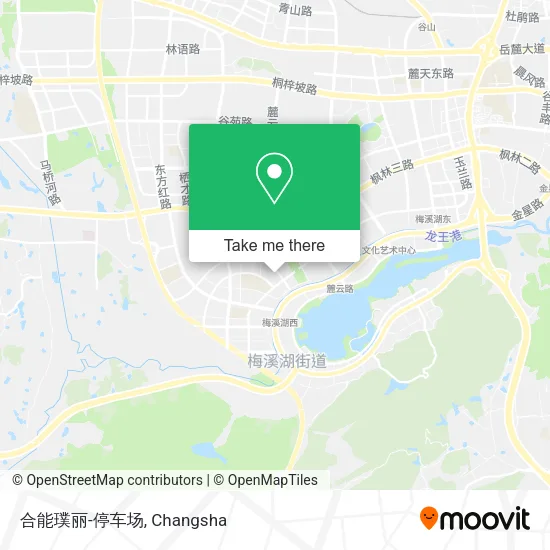 合能璞丽-停车场 map