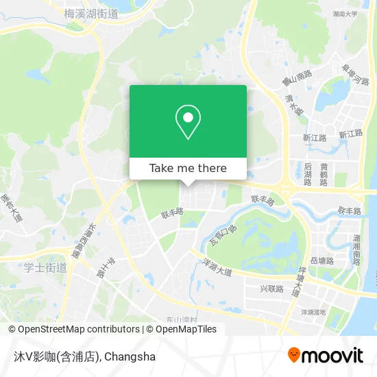 沐V影咖(含浦店) map