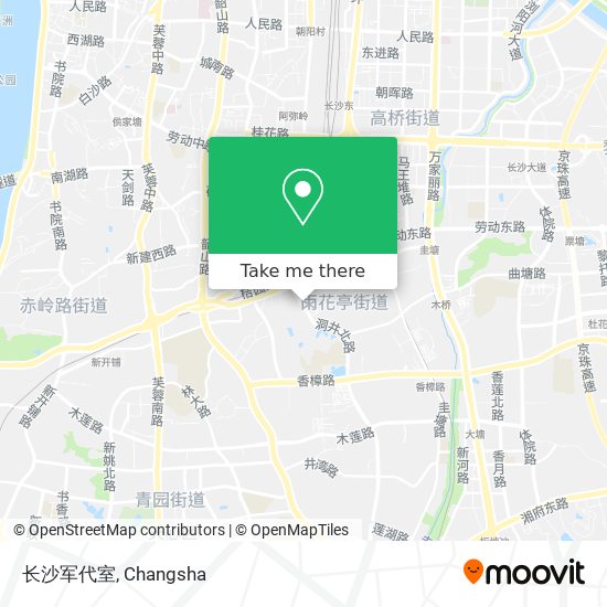 长沙军代室 map