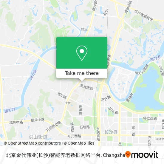 北京金代伟业(长沙)智能养老数据网络平台 map