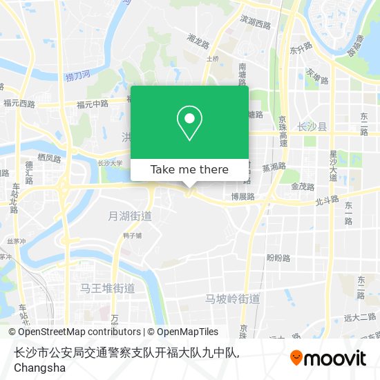 长沙市公安局交通警察支队开福大队九中队 map