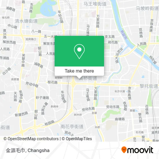 金源毛巾 map