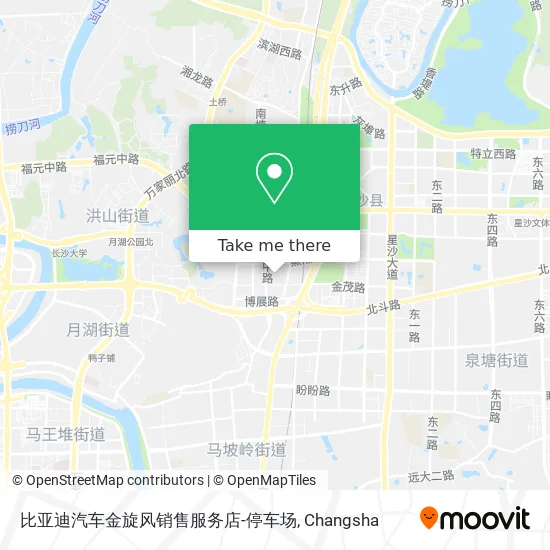 比亚迪汽车金旋风销售服务店-停车场 map